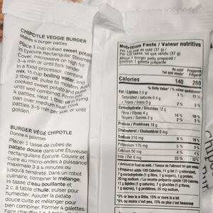 Epicure Chipotle Veggie Burger Mix - White